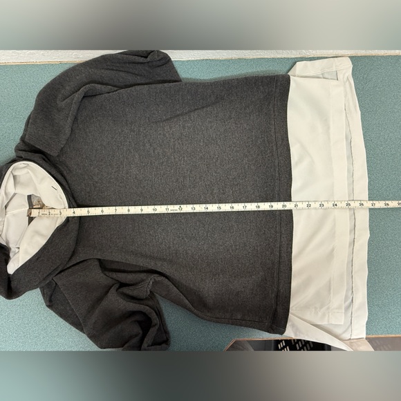 Calia Effortless Mixed Media Hoodie Women’s Medium Gray - Picture 6 of 7